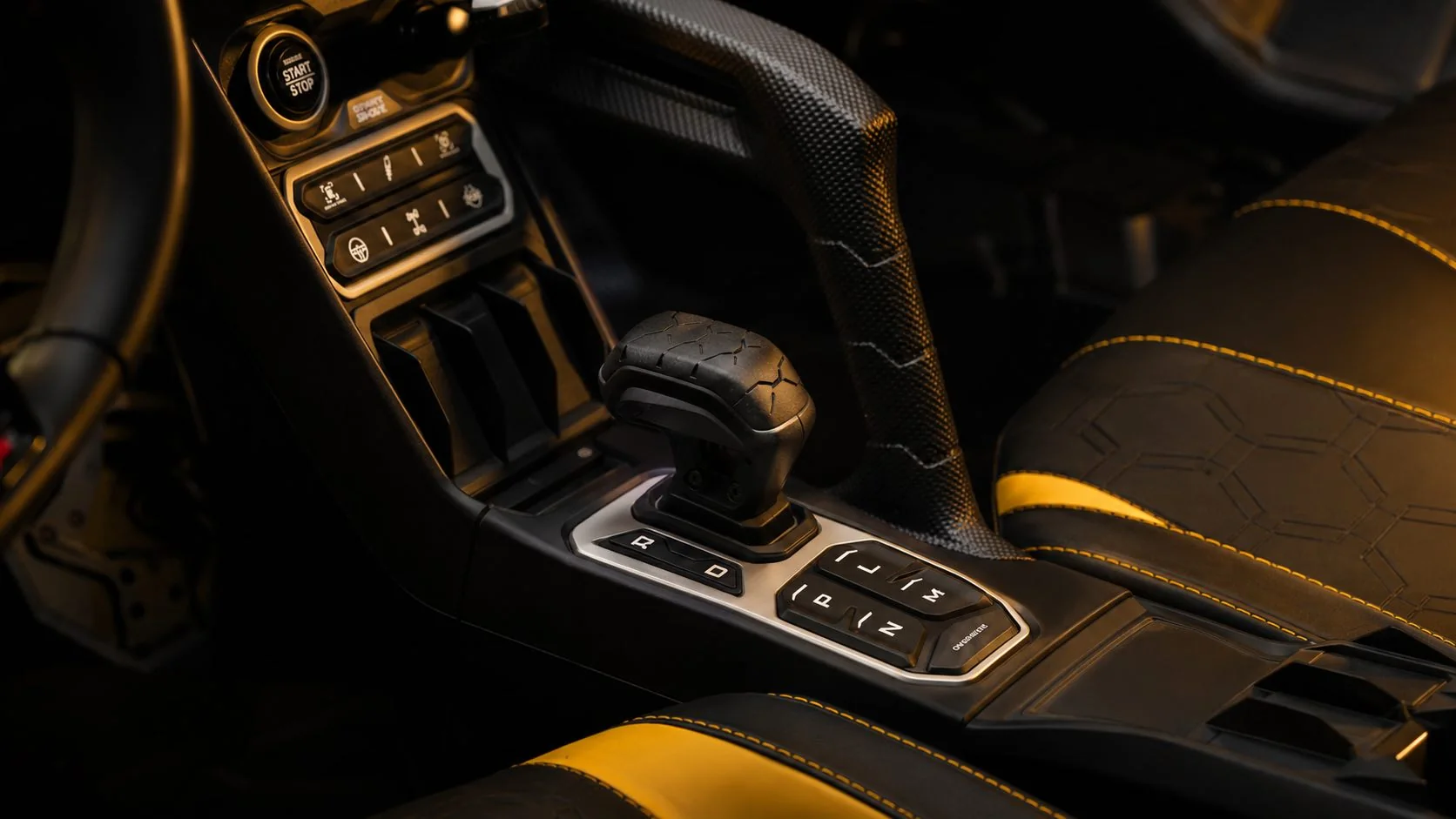 Sélecteur de transmission DCT du Can-Am Maverick R X rc 2026