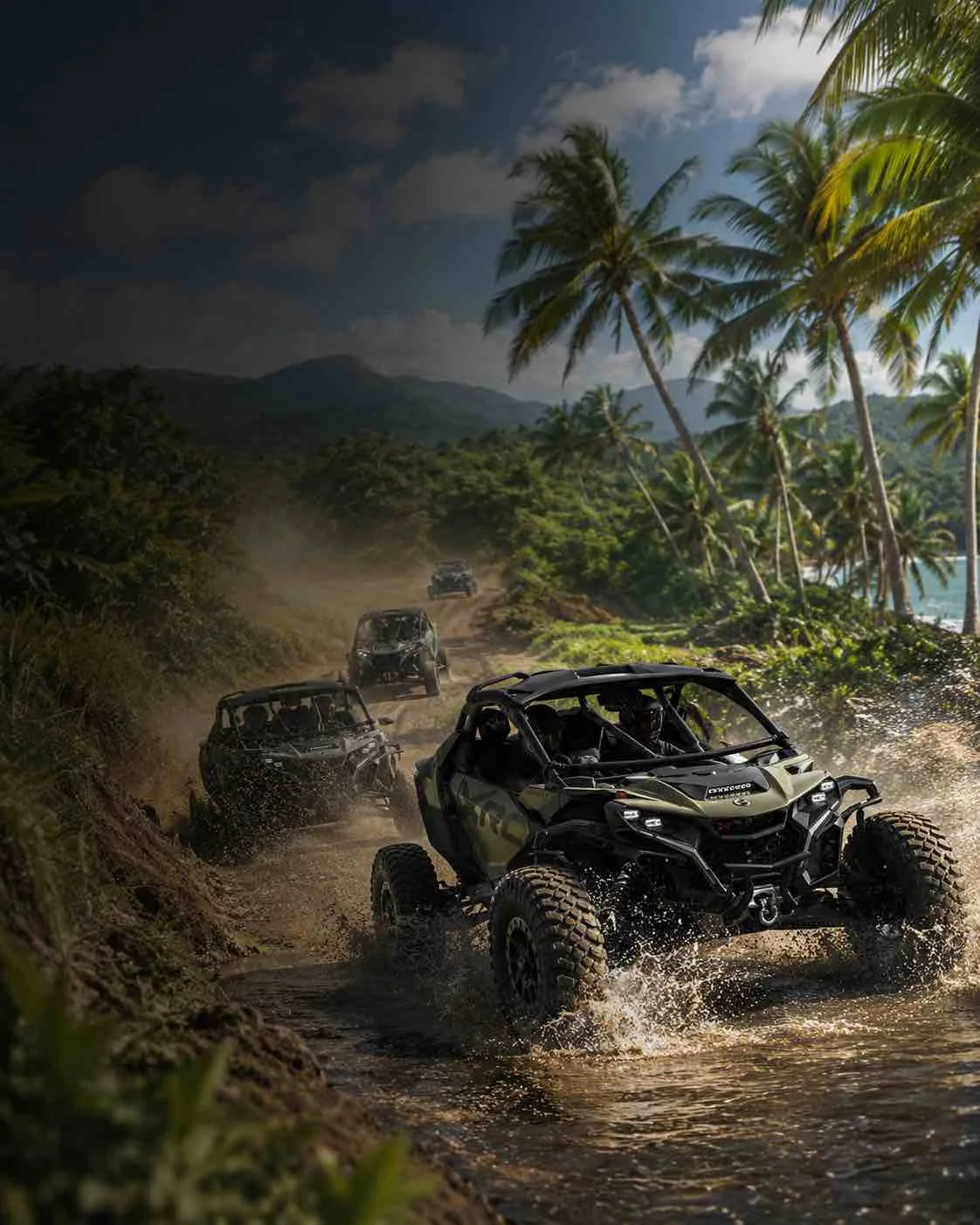 Can-Am Maverick RAID CARAIBES SSV dans les paysages de Las Terrenas